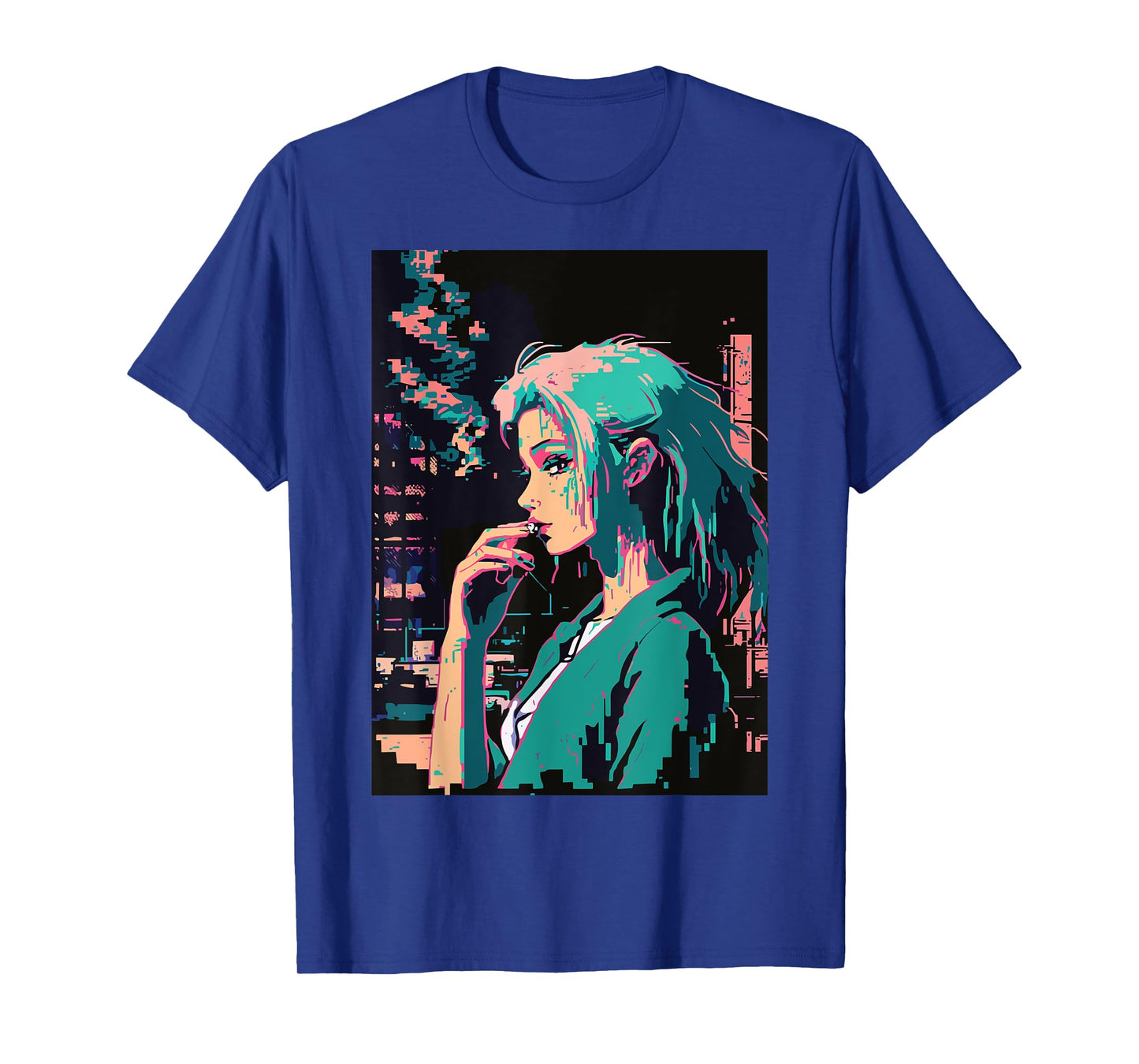 Japanese Vaporwave Sad Anime Girl Indie Aesthetic Otaku T-Shirt