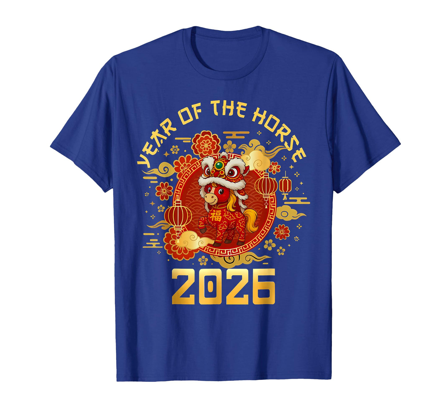 Year of The Horse 2026 Family Matching Mens Womens Kids T-Shirt