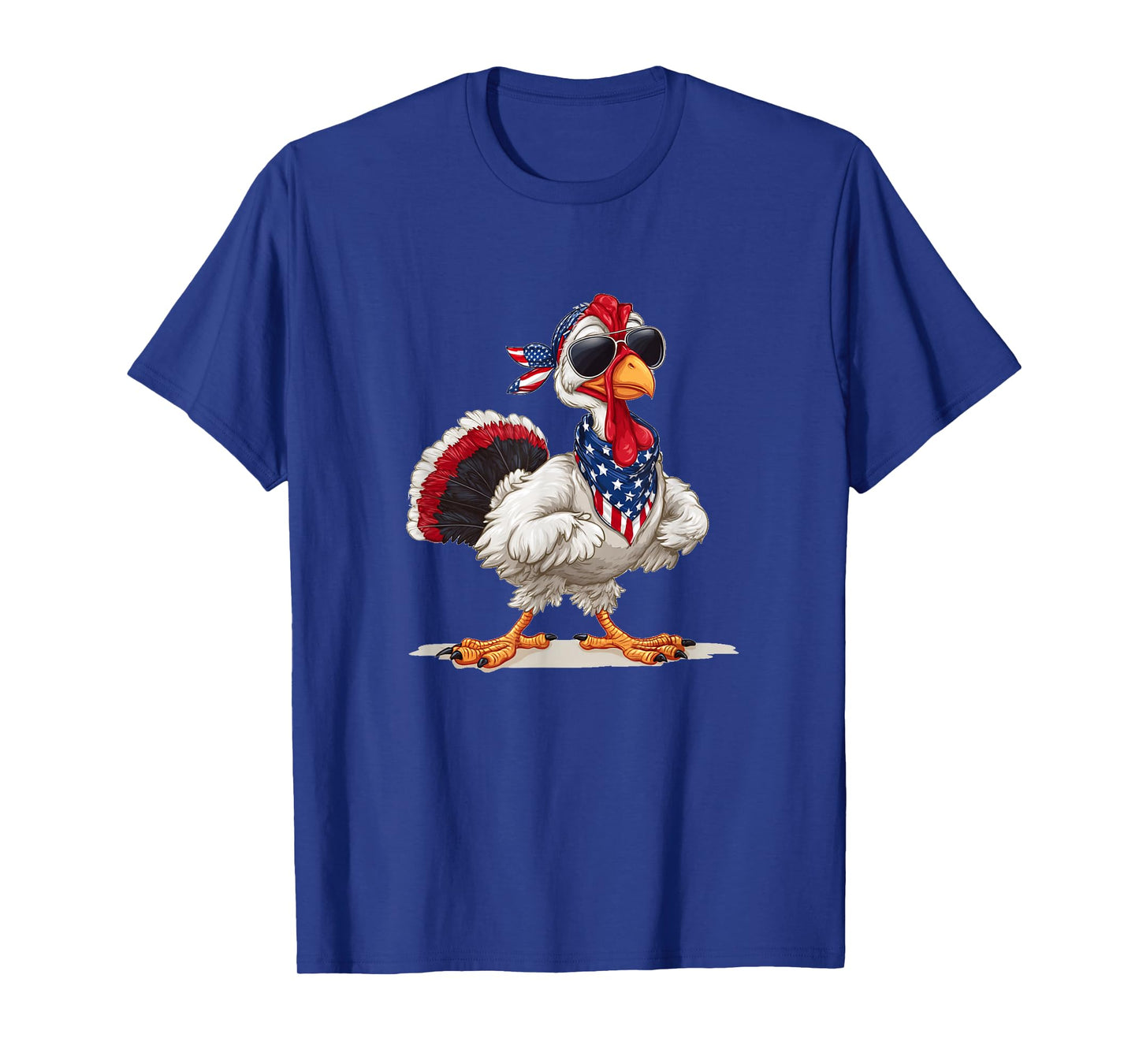 Cartoon Turkey Thanksgiving Look for Cool Sunglasses Fans T-Shirt