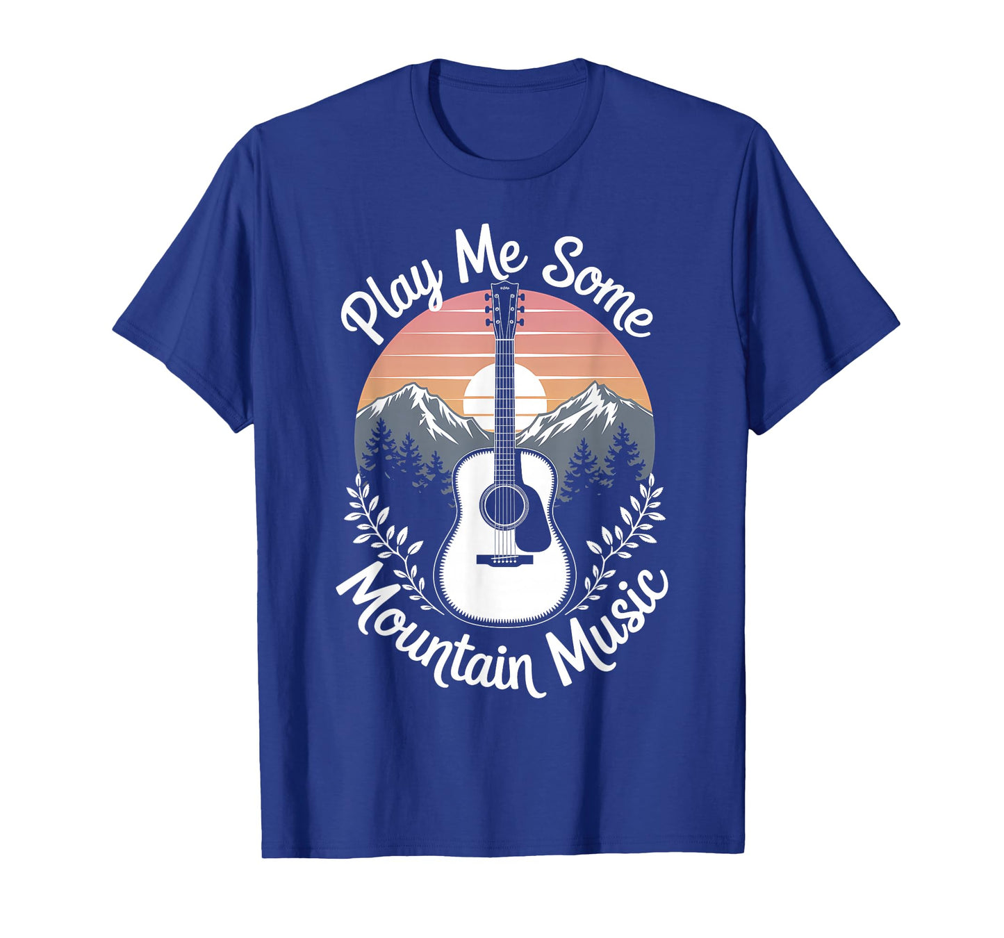 Play Me Some Mountain Music Retro Country Western T-Shirt
