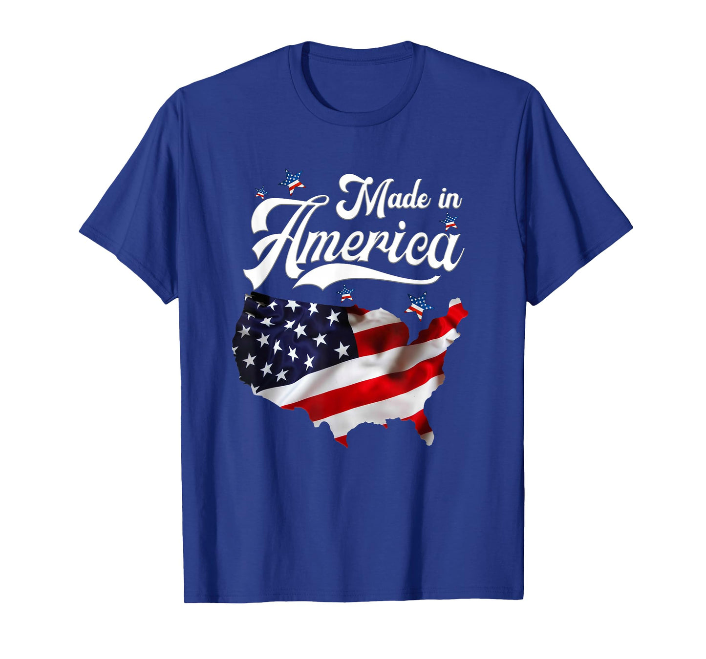 Made in America Pride | Patriotic Spirit Red White and Blue T-Shirt