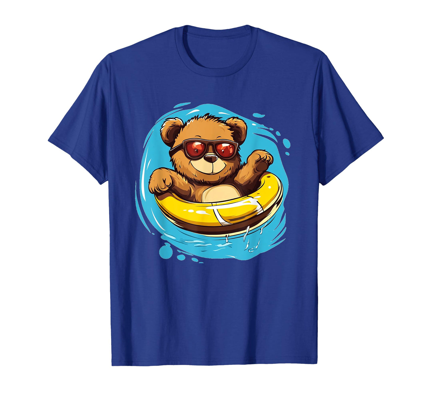 Floating Ring Teddy Bear Costume for Pool Lovers T-Shirt