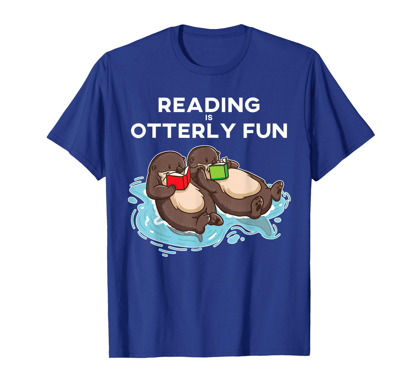 Sea Otter Book Reading Gift Shirt for Bookworm Teachers T-Shirt
