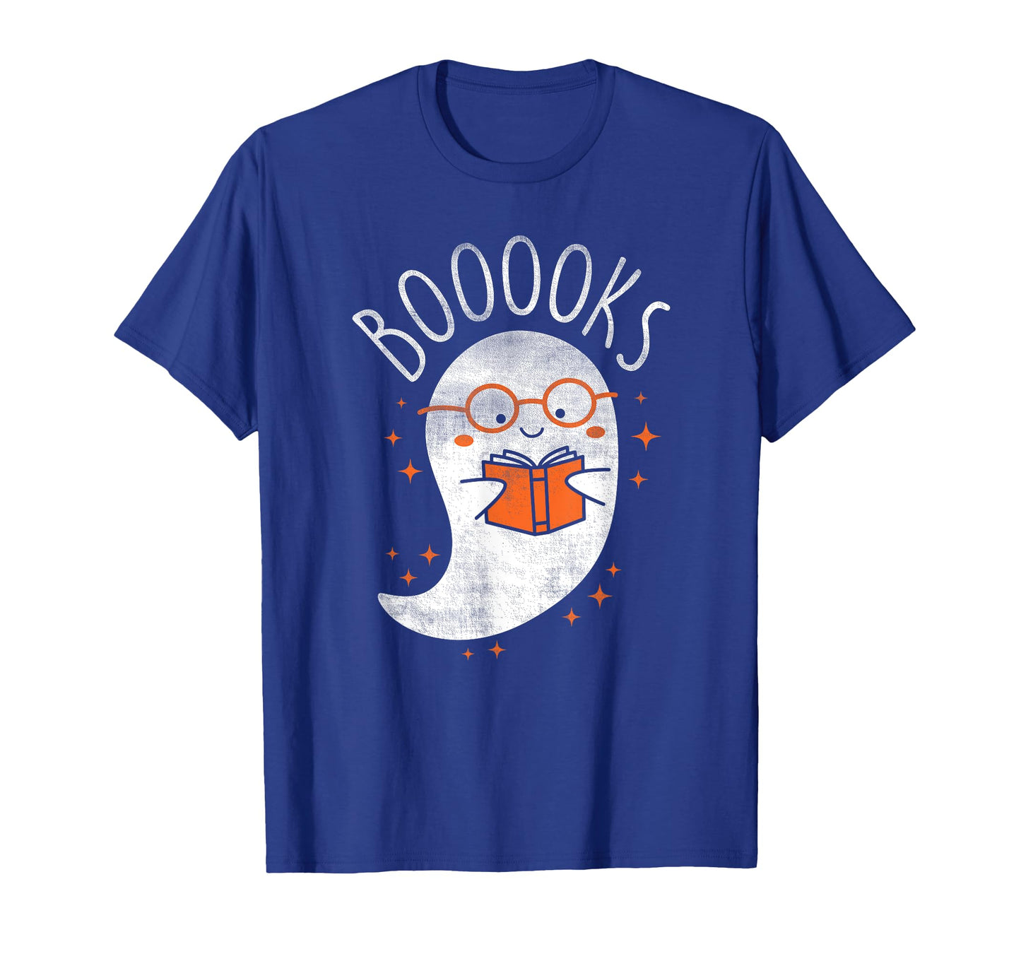 Cute Ghost Book Reading Halloween Teacher Top T-Shirt