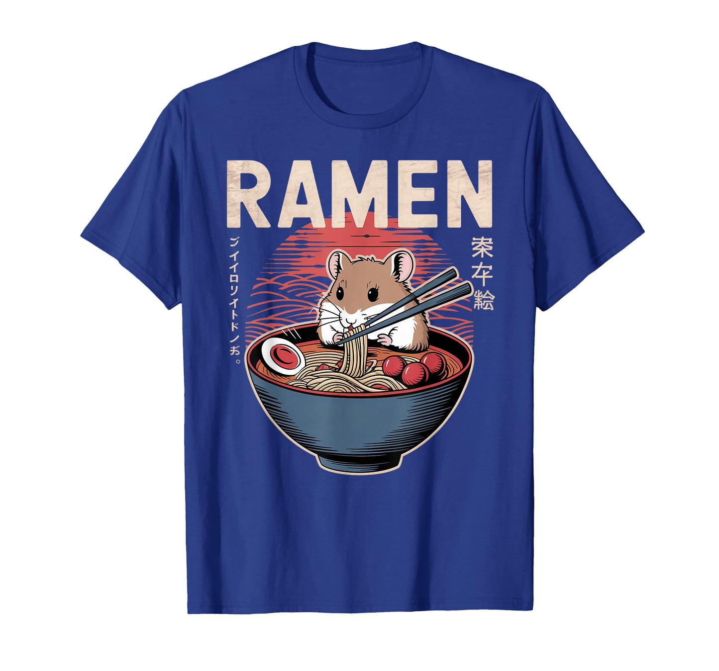 Anime Hamster Manga Kawaii Otaku Neko Japanese Ramen Hamster T-Shirt