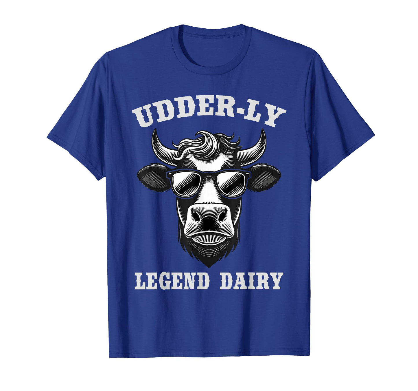 Cow legend dairy udderly fun cow pun farmer country western T-Shirt