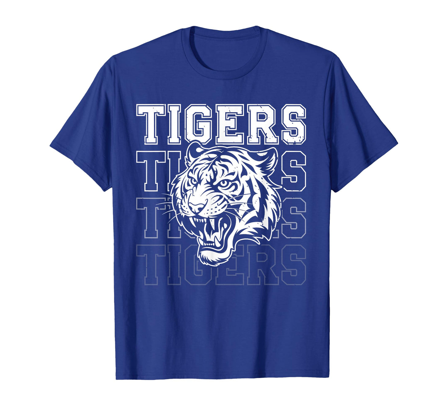 Retro Tigers Throwback Style Classic Vintage For Men Women T-Shirt
