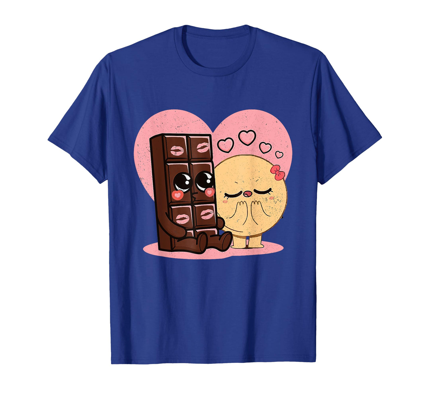 Chocolate and pancakes, couples love sweet, romantic T-Shirt