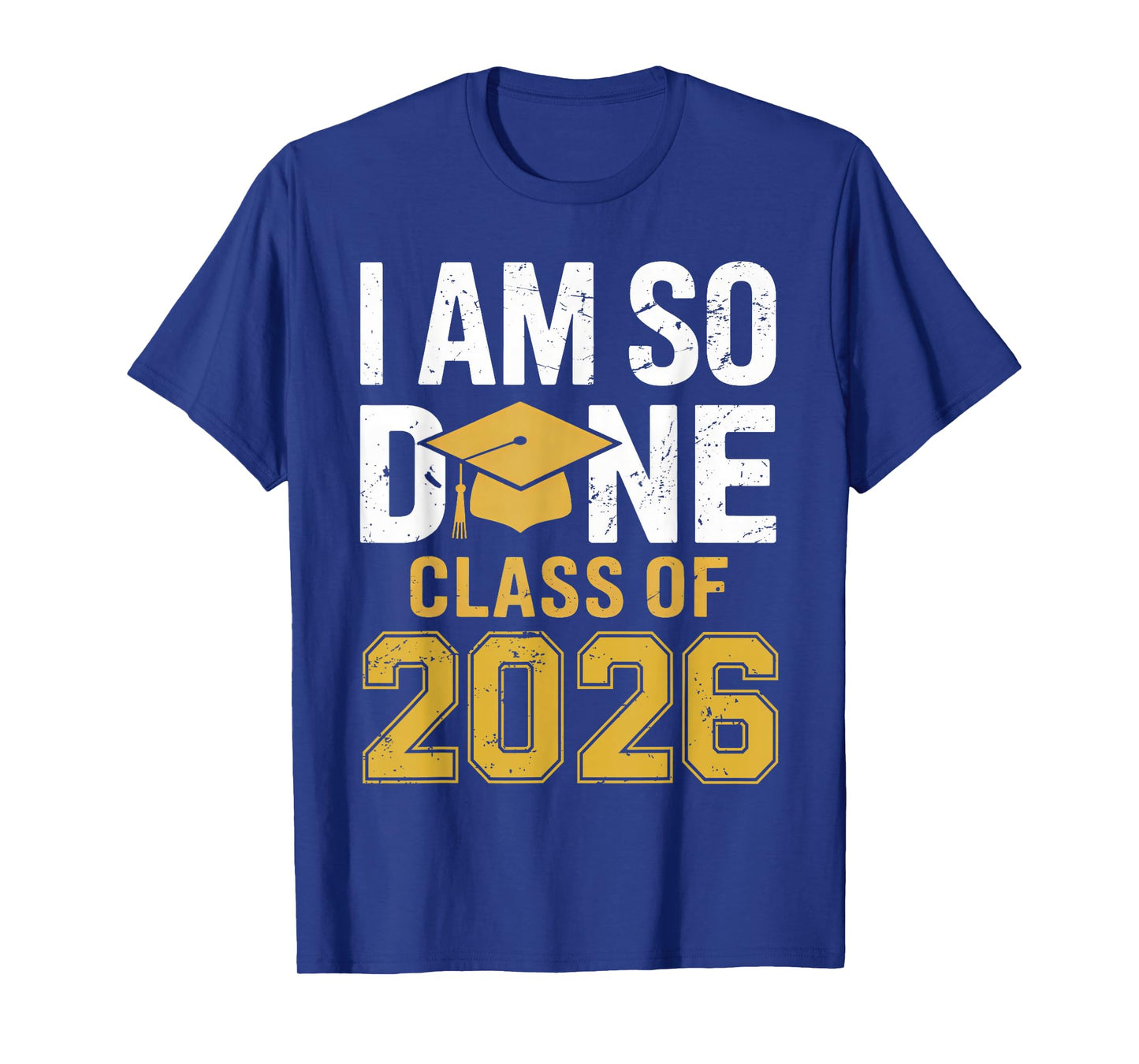 Class of 2026 I Am So Done Graduation 2026 Retro Graduate T-Shirt
