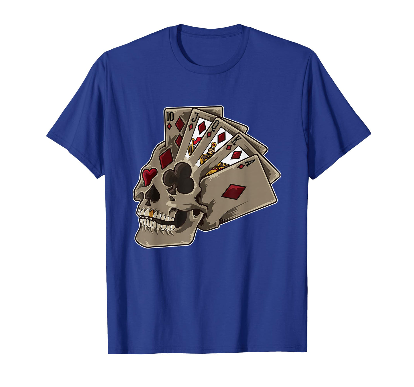 Poker Themed Skull - Casino Theme Party Gift T-Shirt