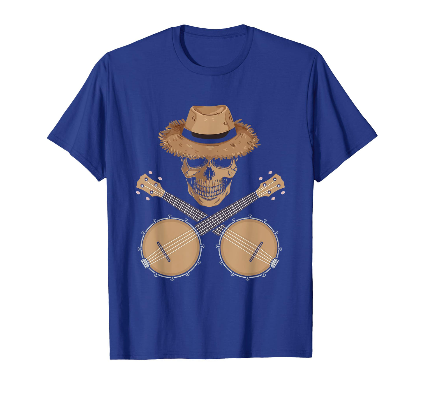 Banjo Player Skeleton | Bluegrass Country Music | Banjoist T-Shirt