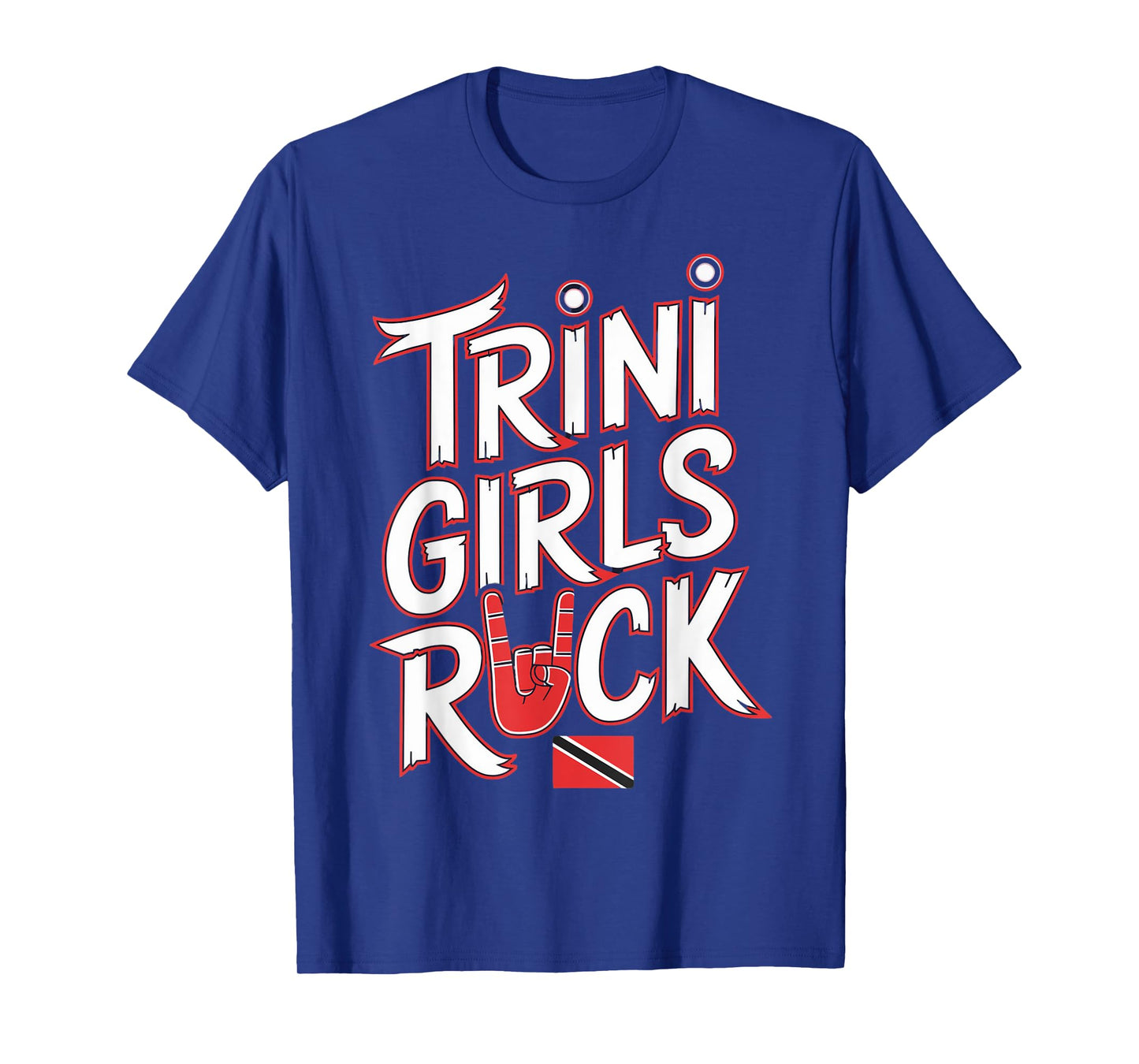Trini Girls Rock Trinidad And Tobago Flag Trinidadian T-Shirt