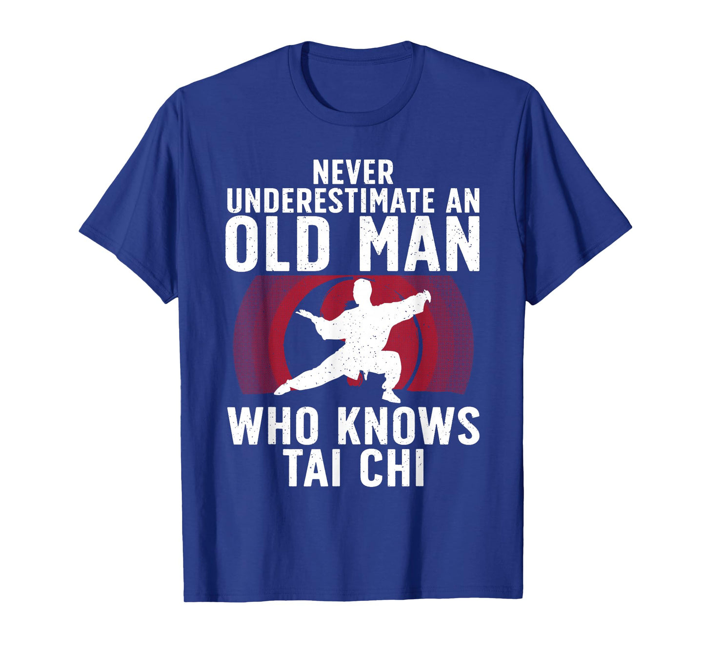 Cool Tai Chi Art For Grandpa Men Martial Arts Tai Chi Lovers T-Shirt