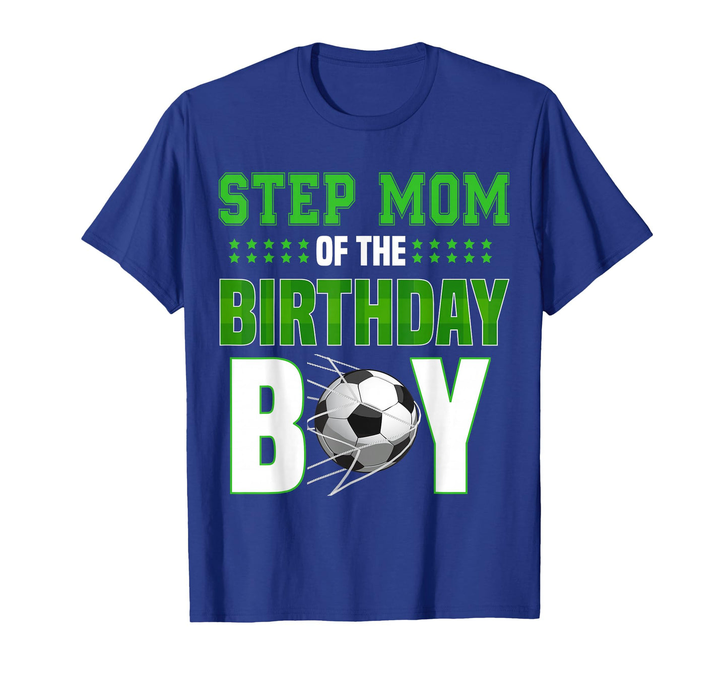 Goal Scoring Birthday Boy Celebration Look for Step Mom T-Shirt