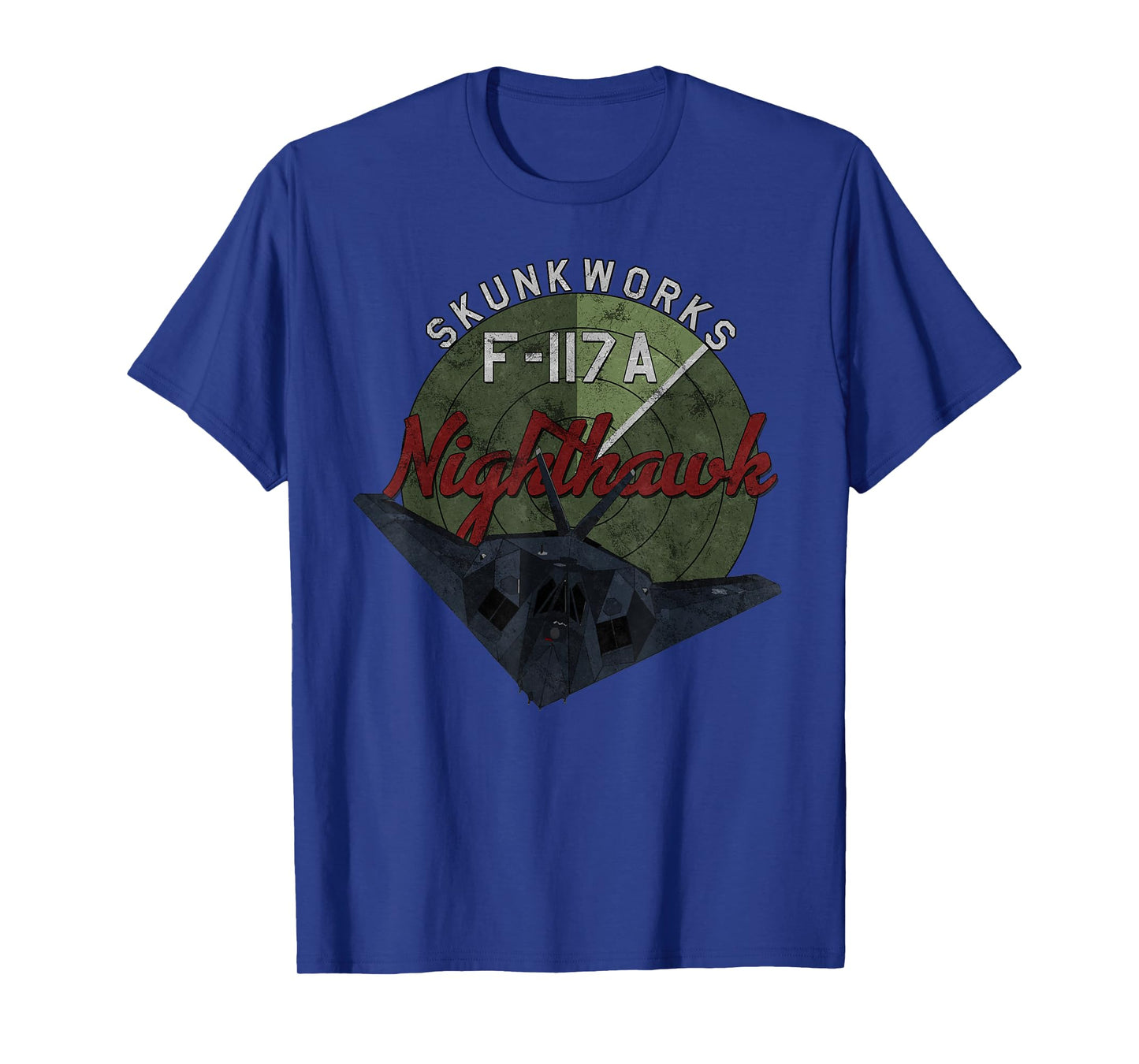F-117 Nighthawk Stealth Airplane Vintage Distressed T-shirt T-Shirt