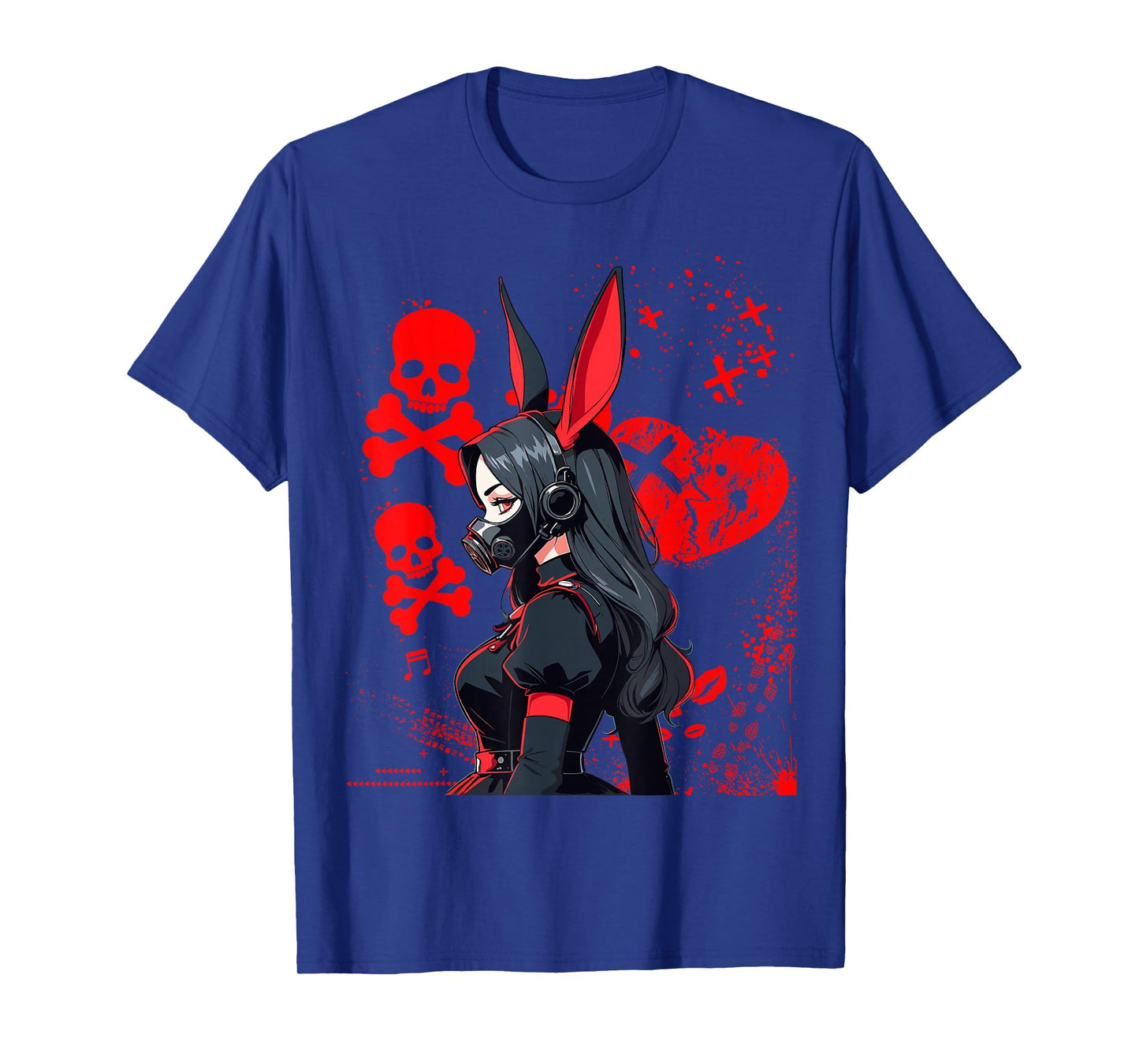 Cyberpunk Aesthetic Techwear Harajuku Anime Manga Girl T-Shirt