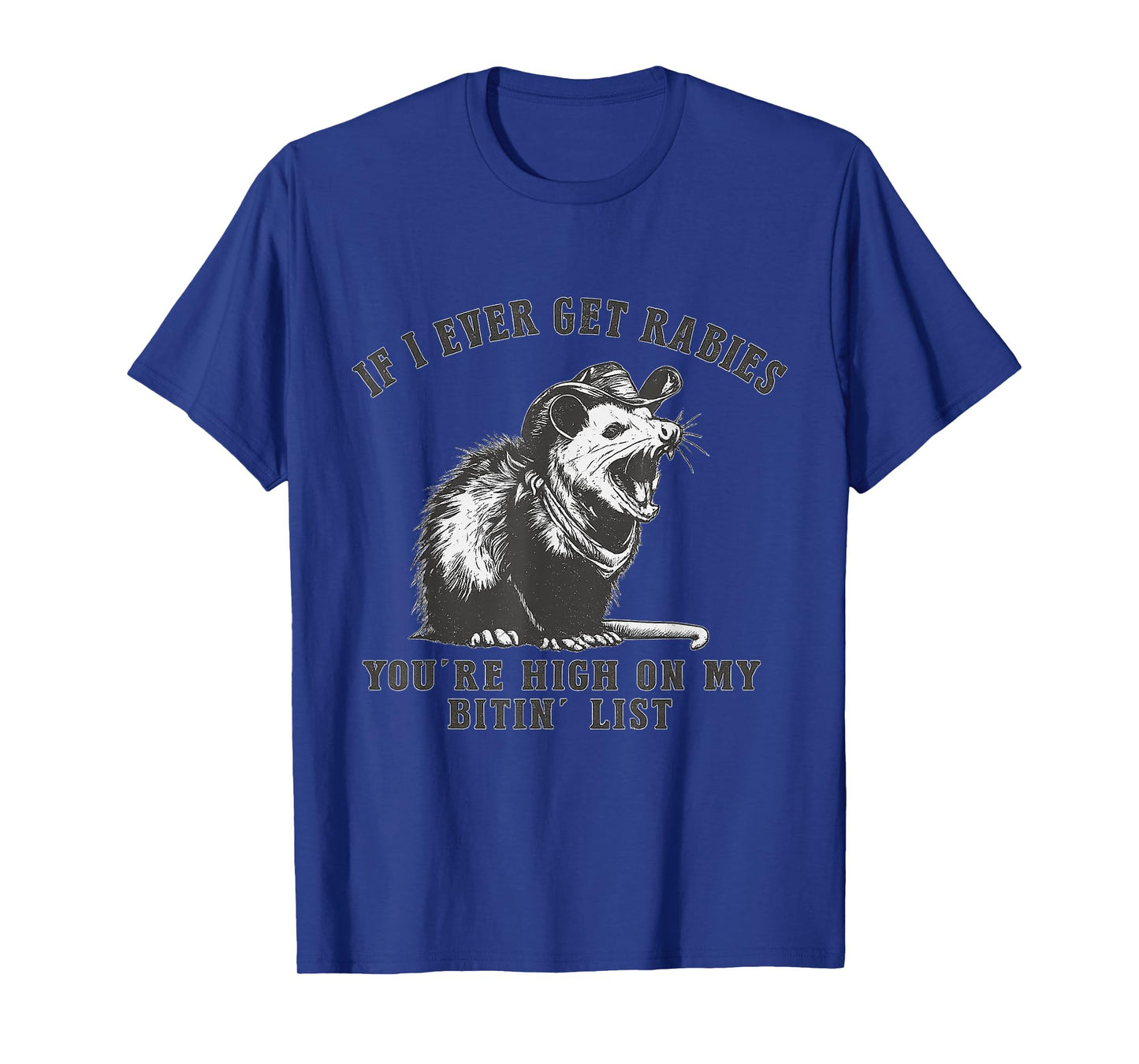If I Ever Get Rabies You're High On My Bitin' List Raccoon T-Shirt