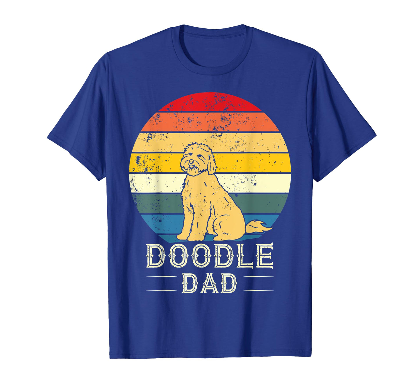 Vintage Doodle Dad Father - Aussie Doodle & Goldendoodle T-Shirt