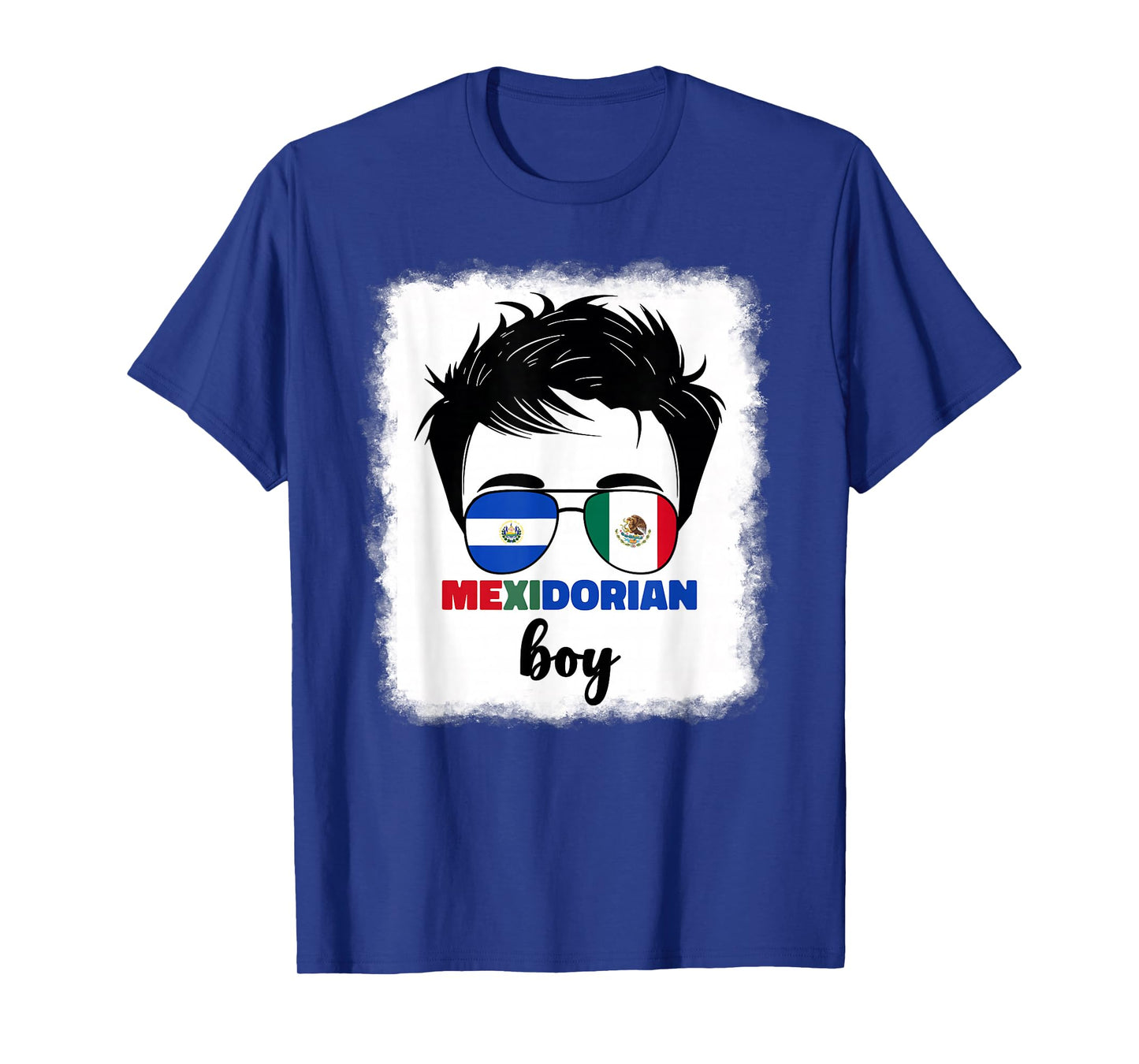 Half Mexican And Salvadorian Mexico El Salvador Kids Boys T-Shirt