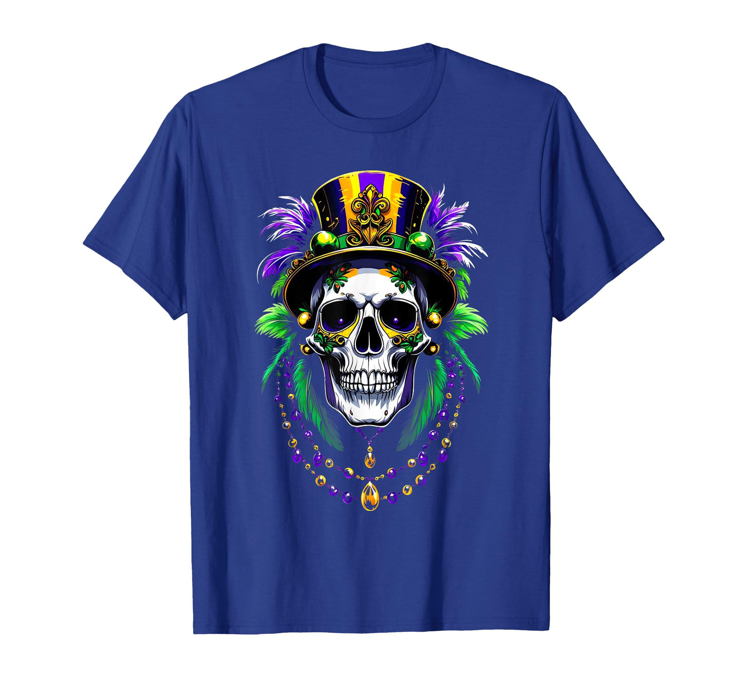 Mardi Gras Costume Sugar Skull Carnival New Orleans Trip T-Shirt