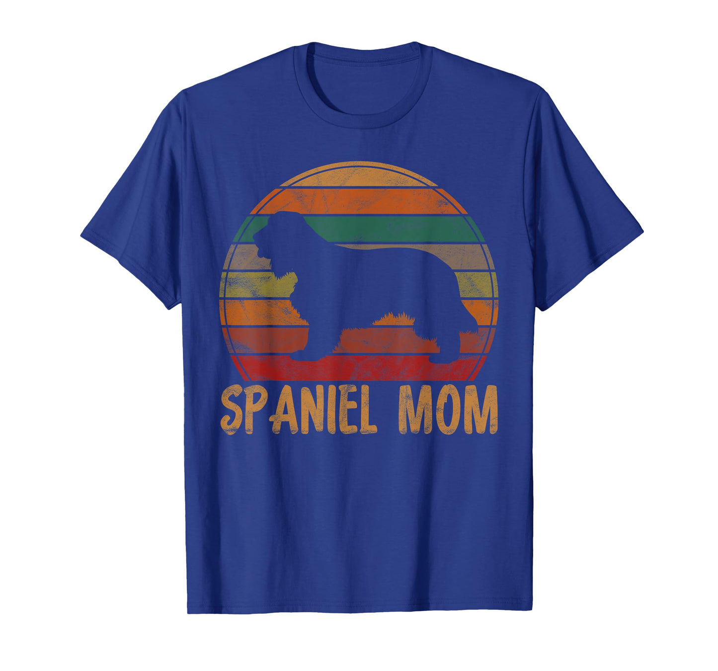 Retro Spaniel Mom Gift Dog Mother Pet English Cocker Mama T-Shirt
