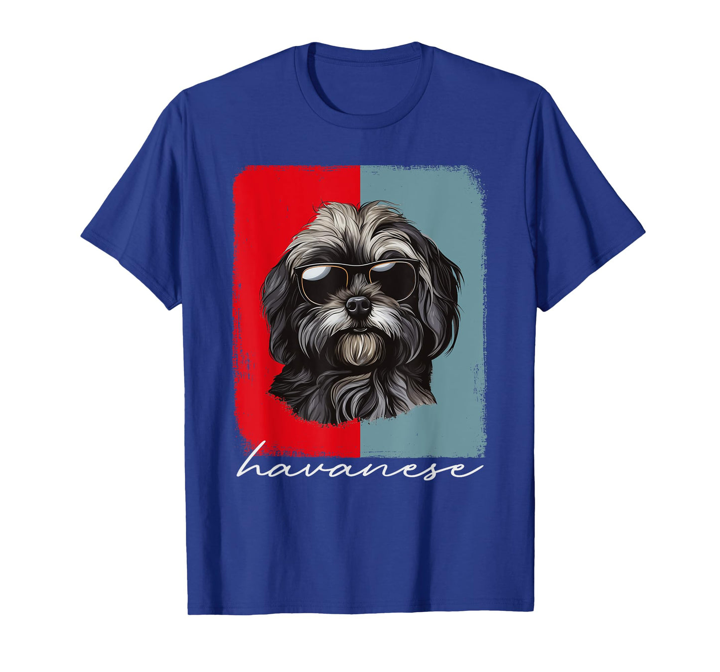 Retro Havanese Dog Lover Gift Havanese Mom Dad Dog Owner T-Shirt