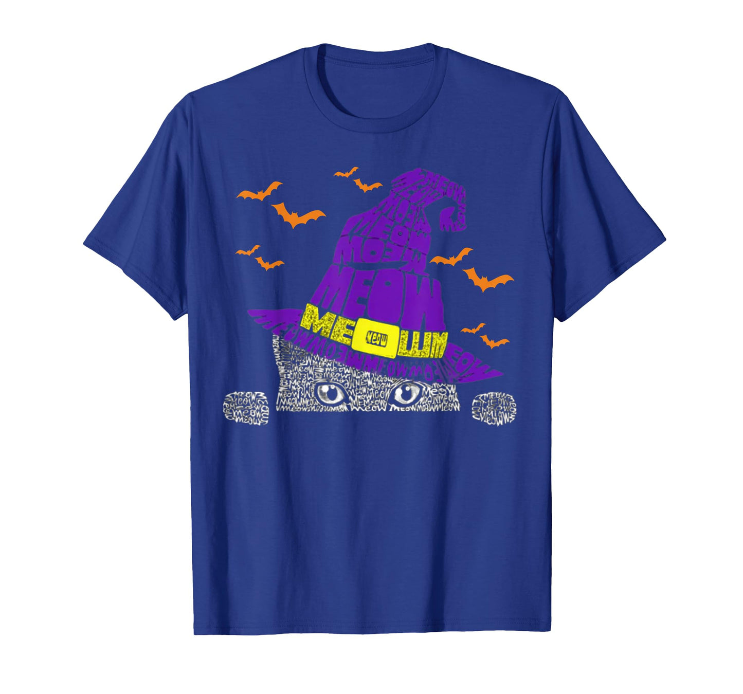 Funny Halloween Cat lover with Witch Hat for Spooky Season T-Shirt