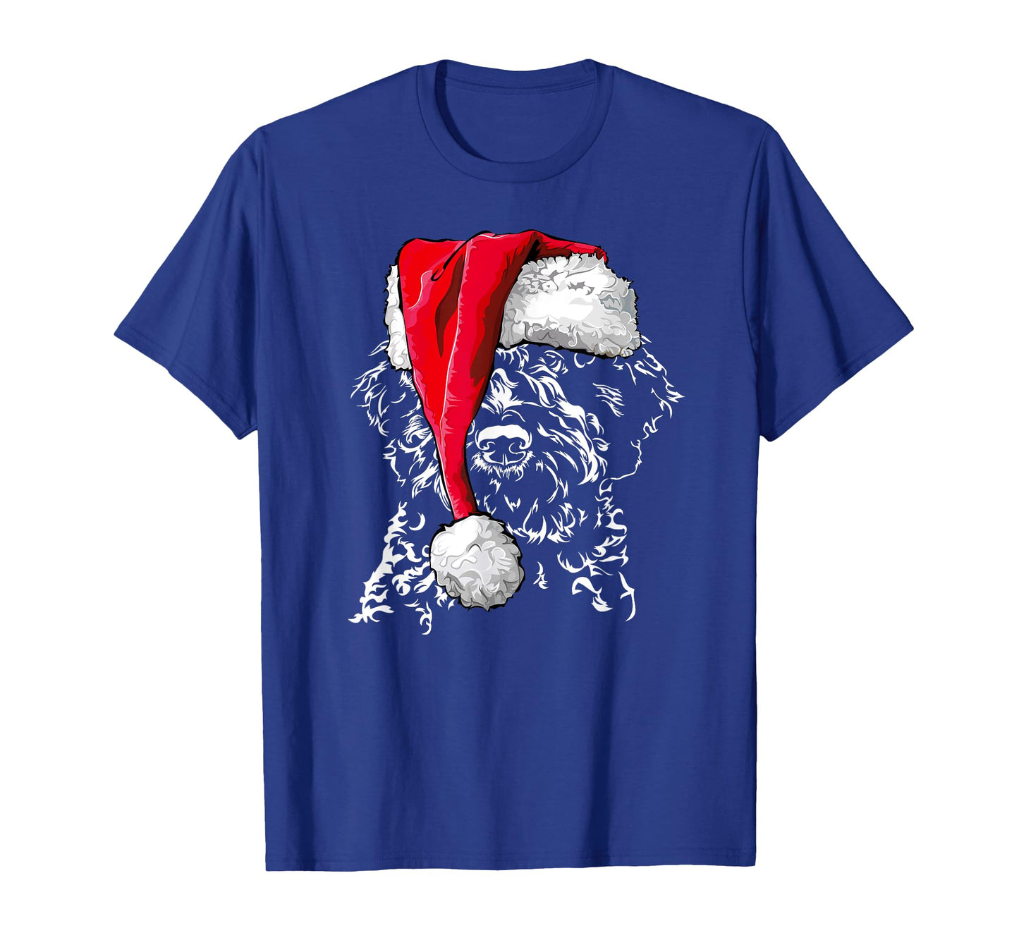 Funny Lagotto Romagnolo Santa Christmas dog mom gift present T-Shirt for Men Women Girls Kids
