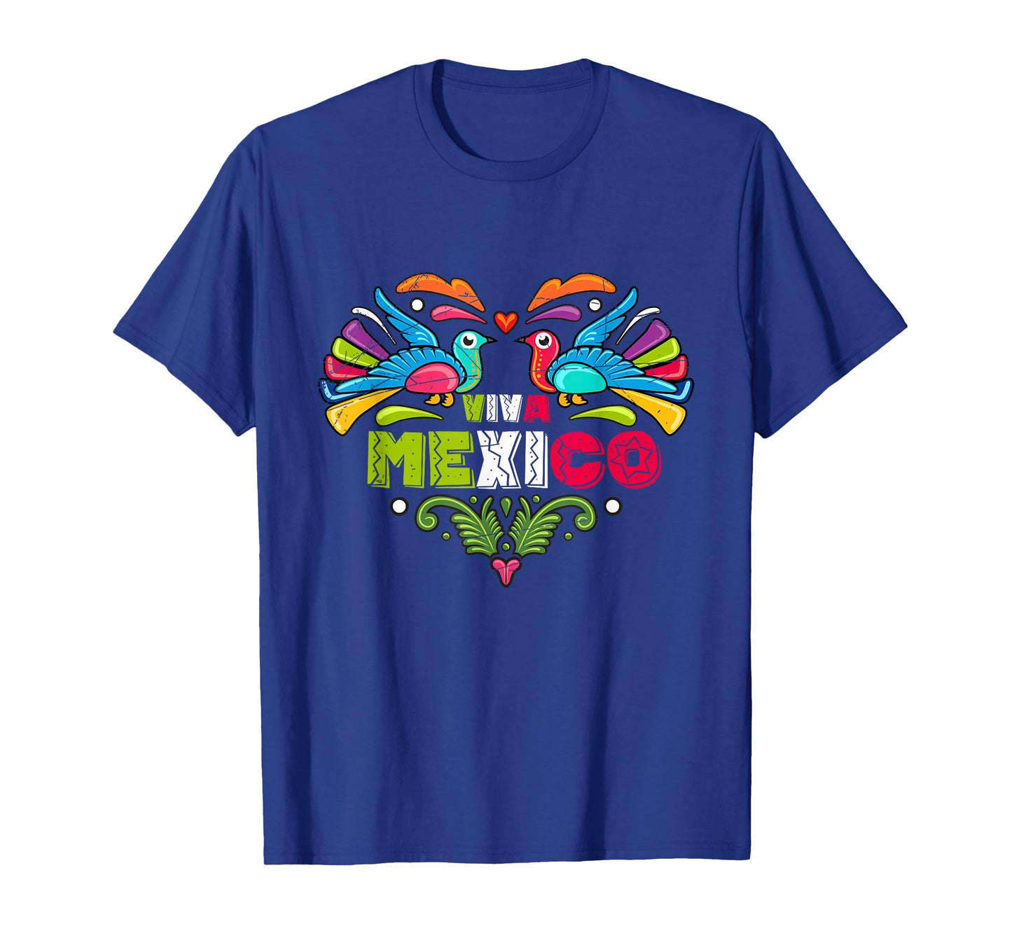 Proud Mexican Flag Peacock Animal Gift Viva Mexico T-Shirt
