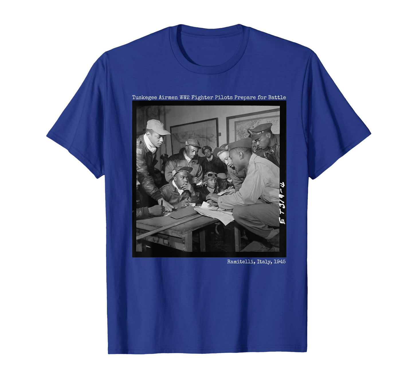 Tuskegee Airmen Preparing for Battle WW2 T-Shirt Small