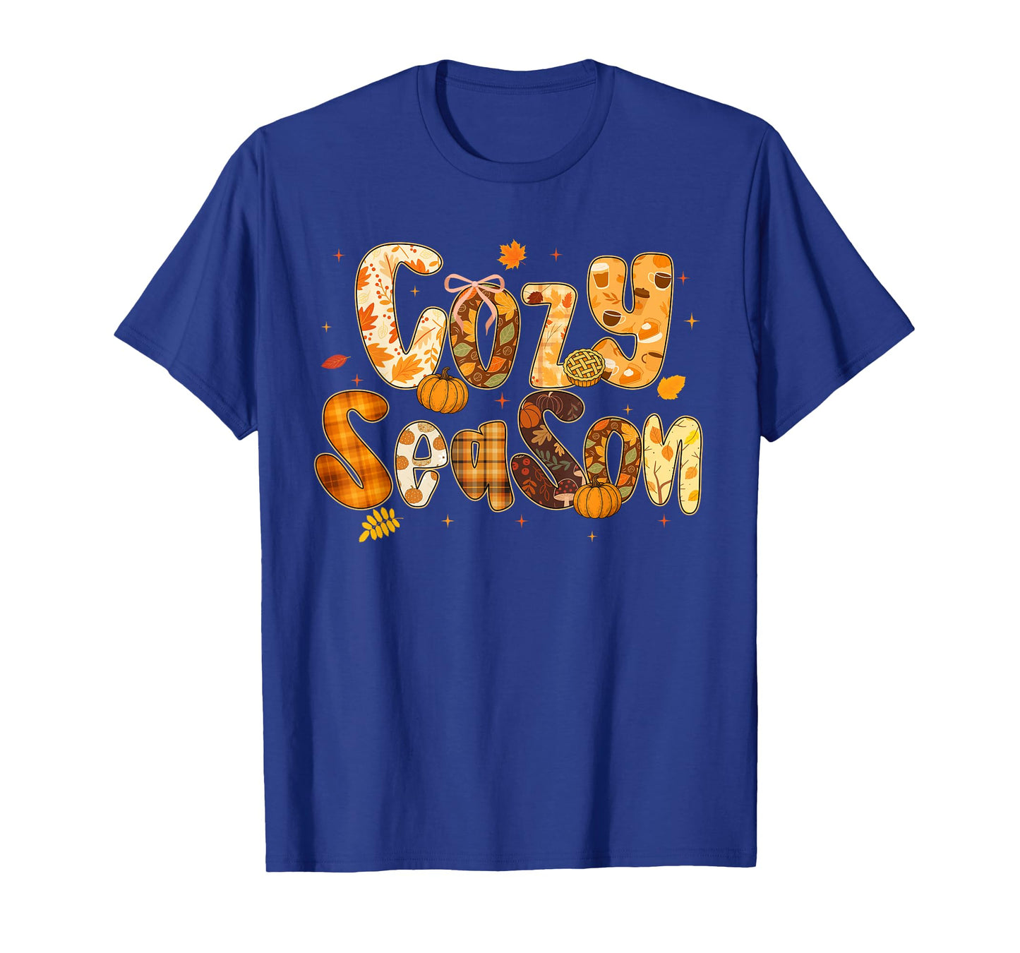 Cozy Season Preppy Fall Vibes for Men Women Kids T-Shirt