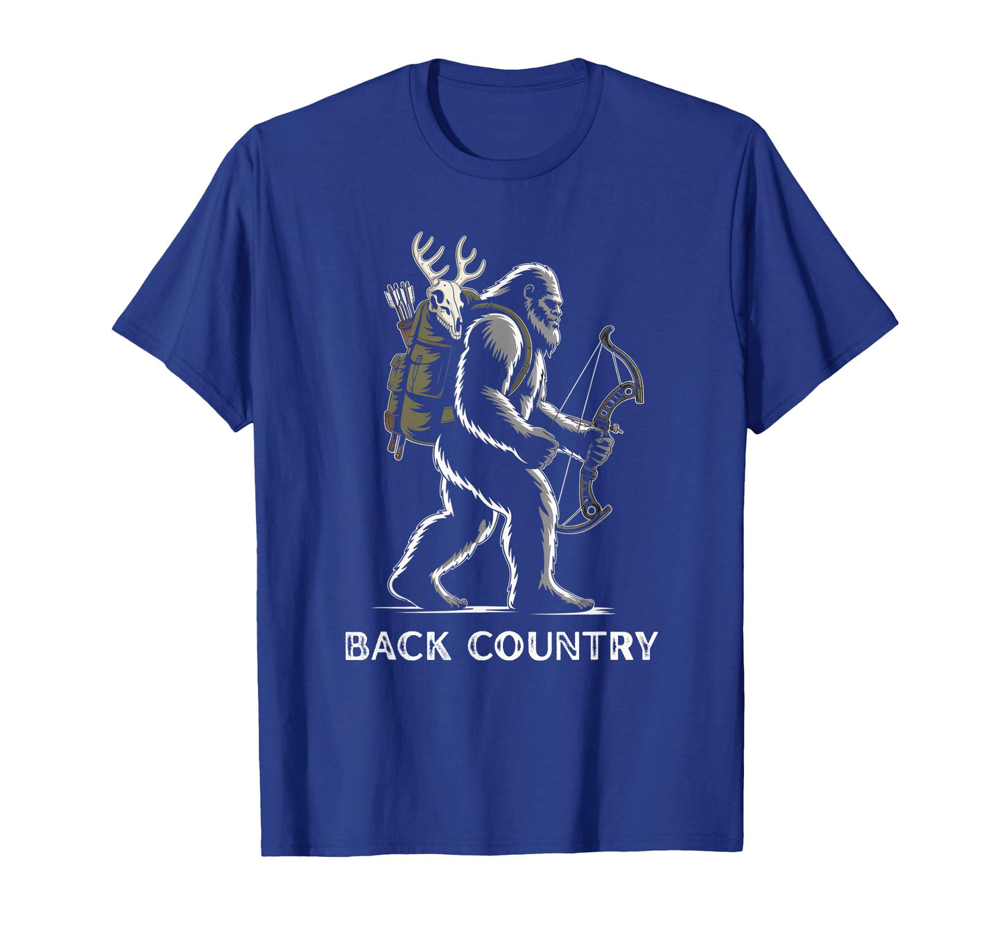 Fife Life Bigfoot Sasquatch Back Country Bow Hunting Hunter T-Shirt