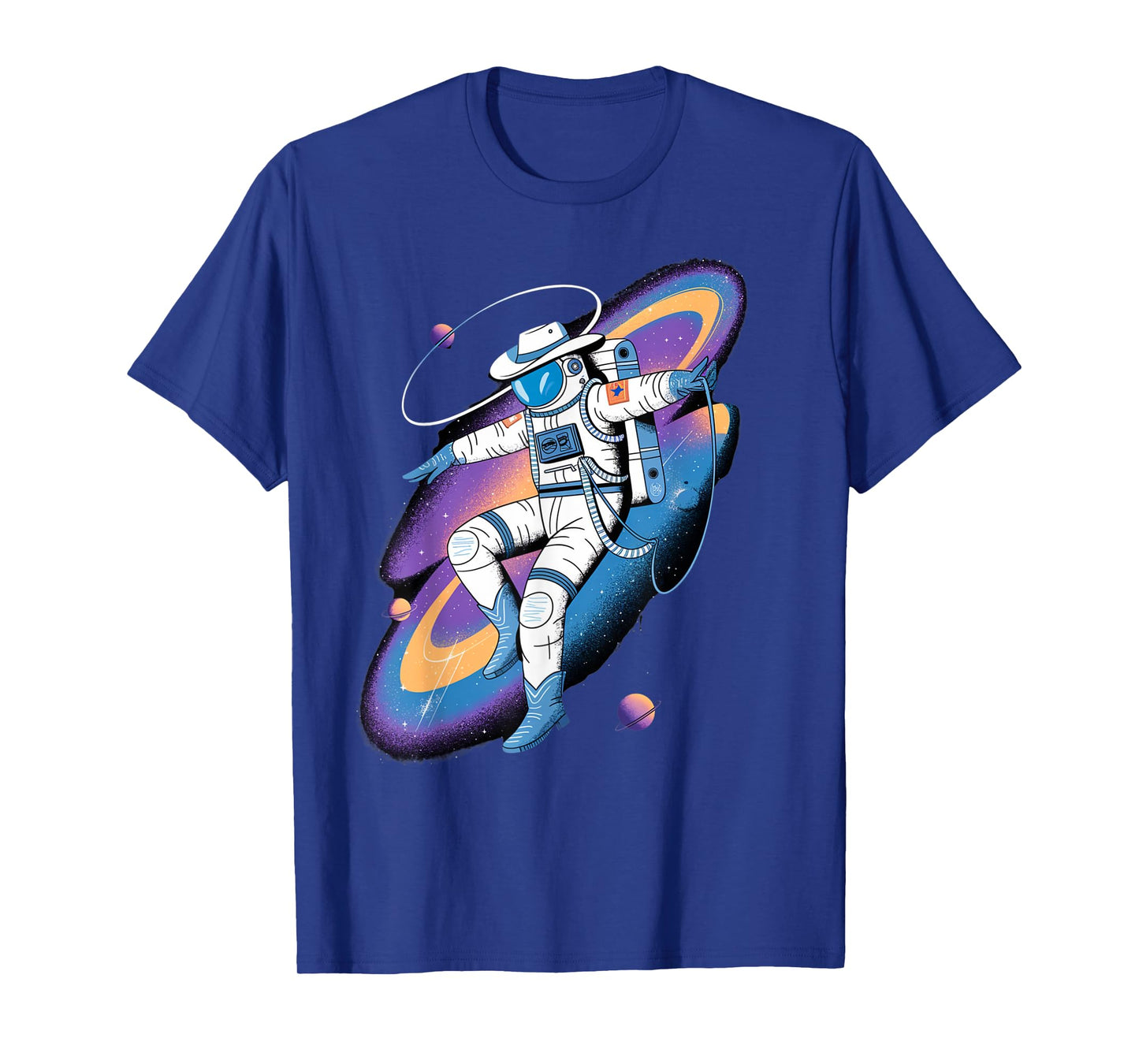 Astronaut Cowboy Amazing Design Space Lovers Costume T-Shirt