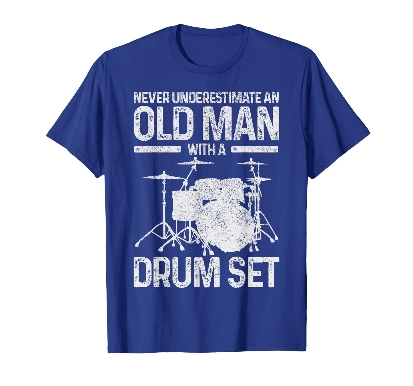 Drummer Drum Kit Vintage Drummer Funny Gift T-Shirt