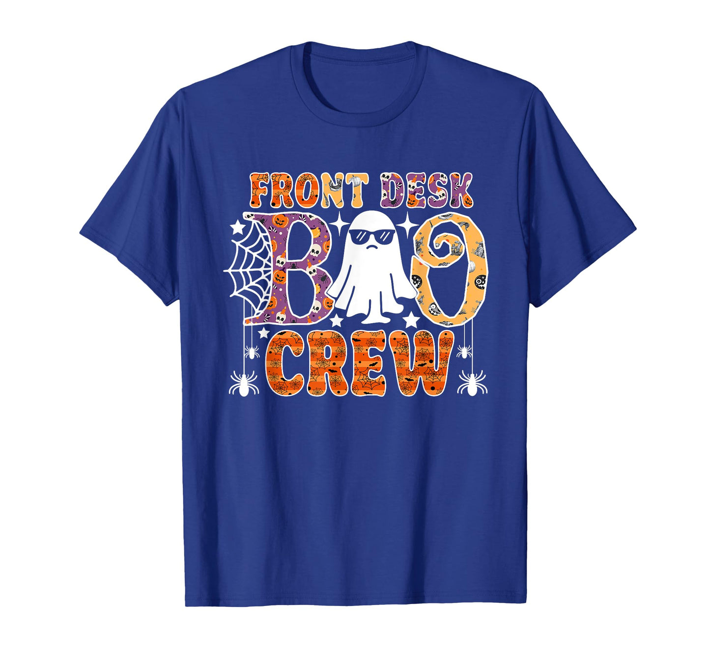 Front Desk Boo Crew Funny Ghost Halloween Receptionist T-Shirt