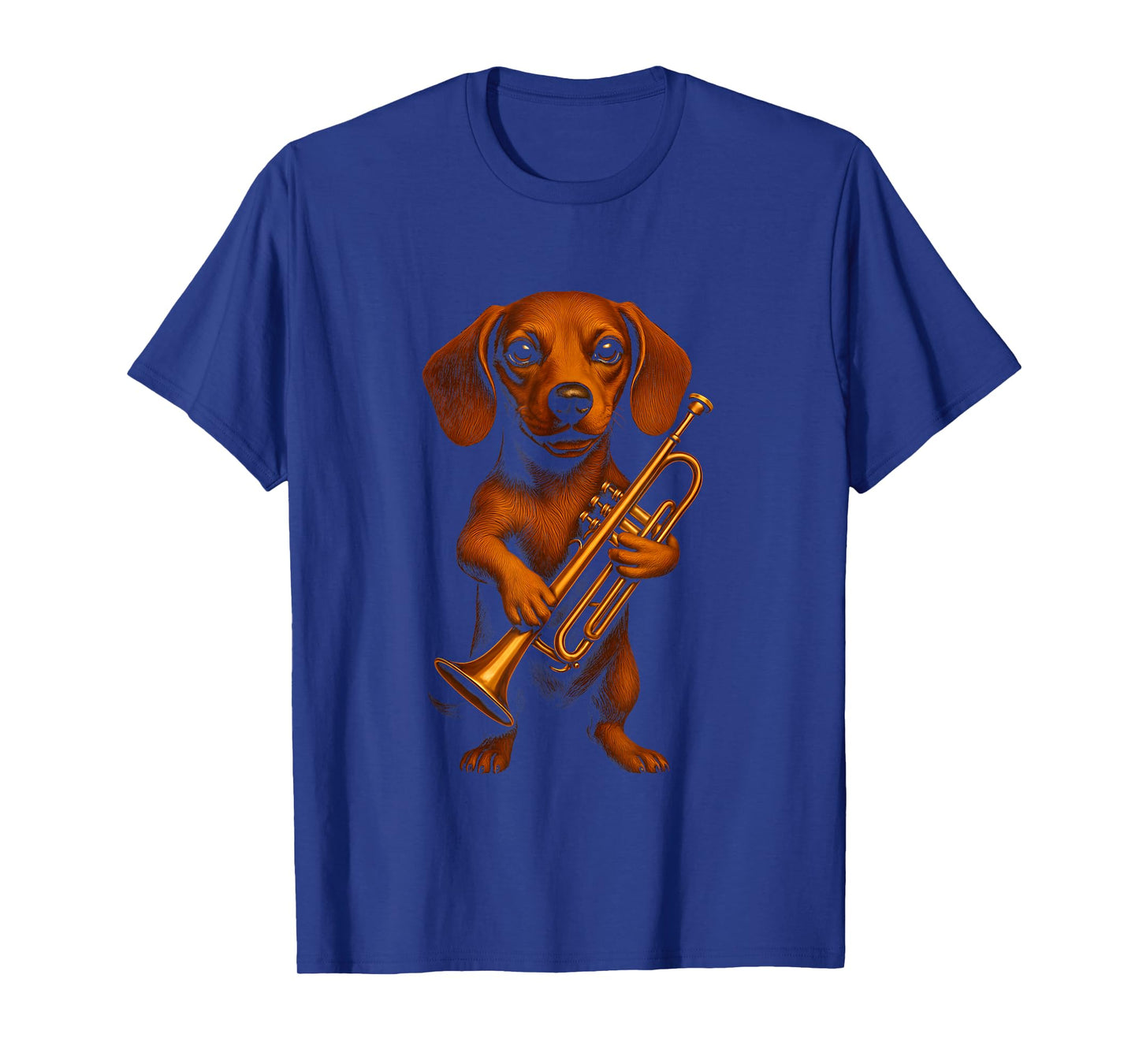 Dachshund Playing Trumpet T-Shirt