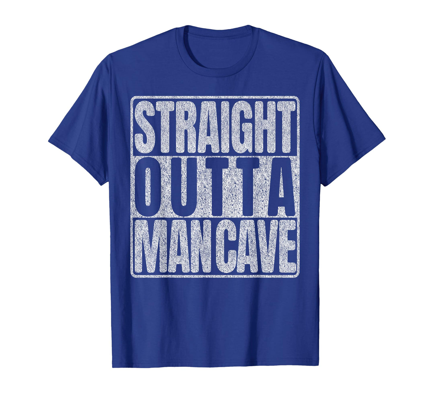 Straight Outta Man Cave, DIY TV Gaming Room Funny Introvert T-Shirt
