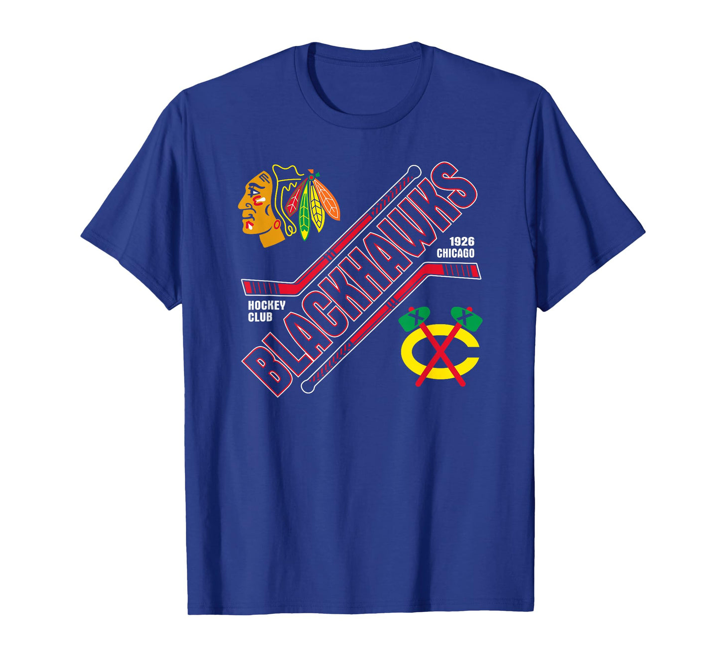 Chicago Blackhawks Force Black Officially Licensed T-Shirt