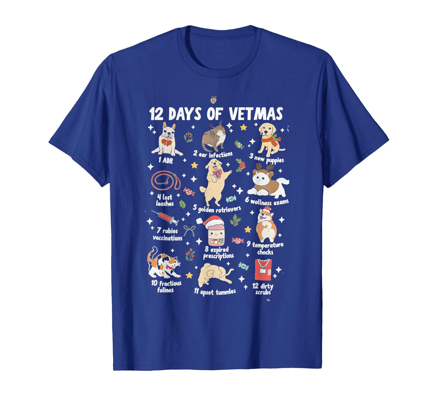 Christmas Veterinarian Veterinary Medicine Vet Tech Xmas Vet T-Shirt