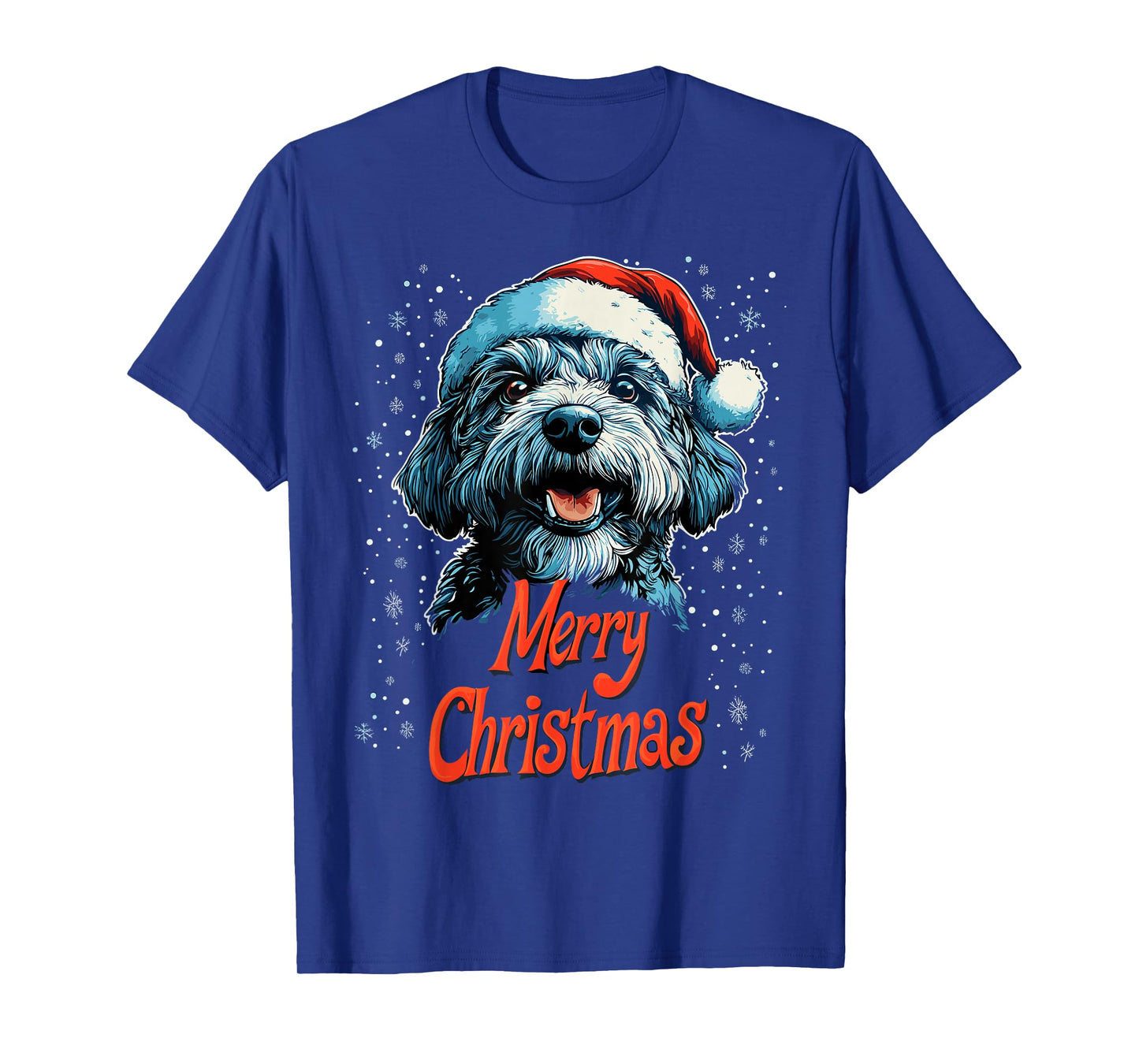 Funny Doodle Santa Merry Christmas Goldendoodle Lover Pajama T-Shirt