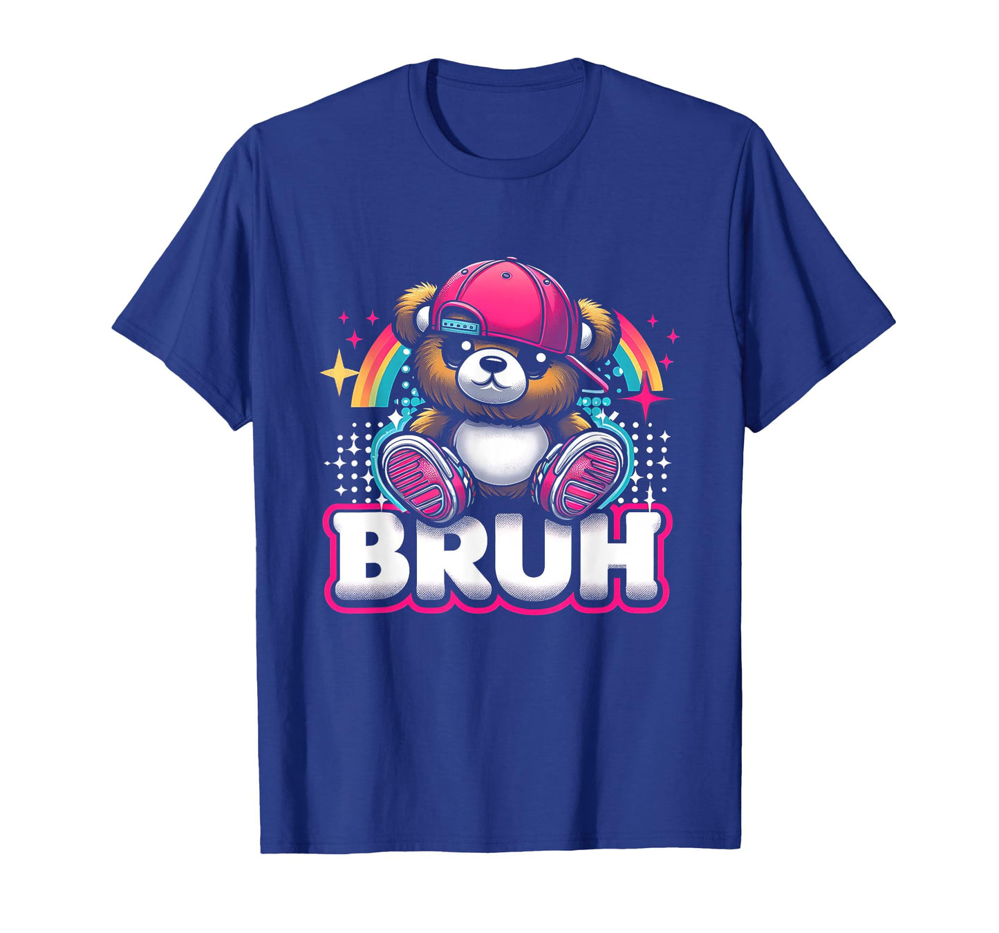 Hip Hop Teddy Bear Bruh Meme Saying Teen Humor T-Shirt