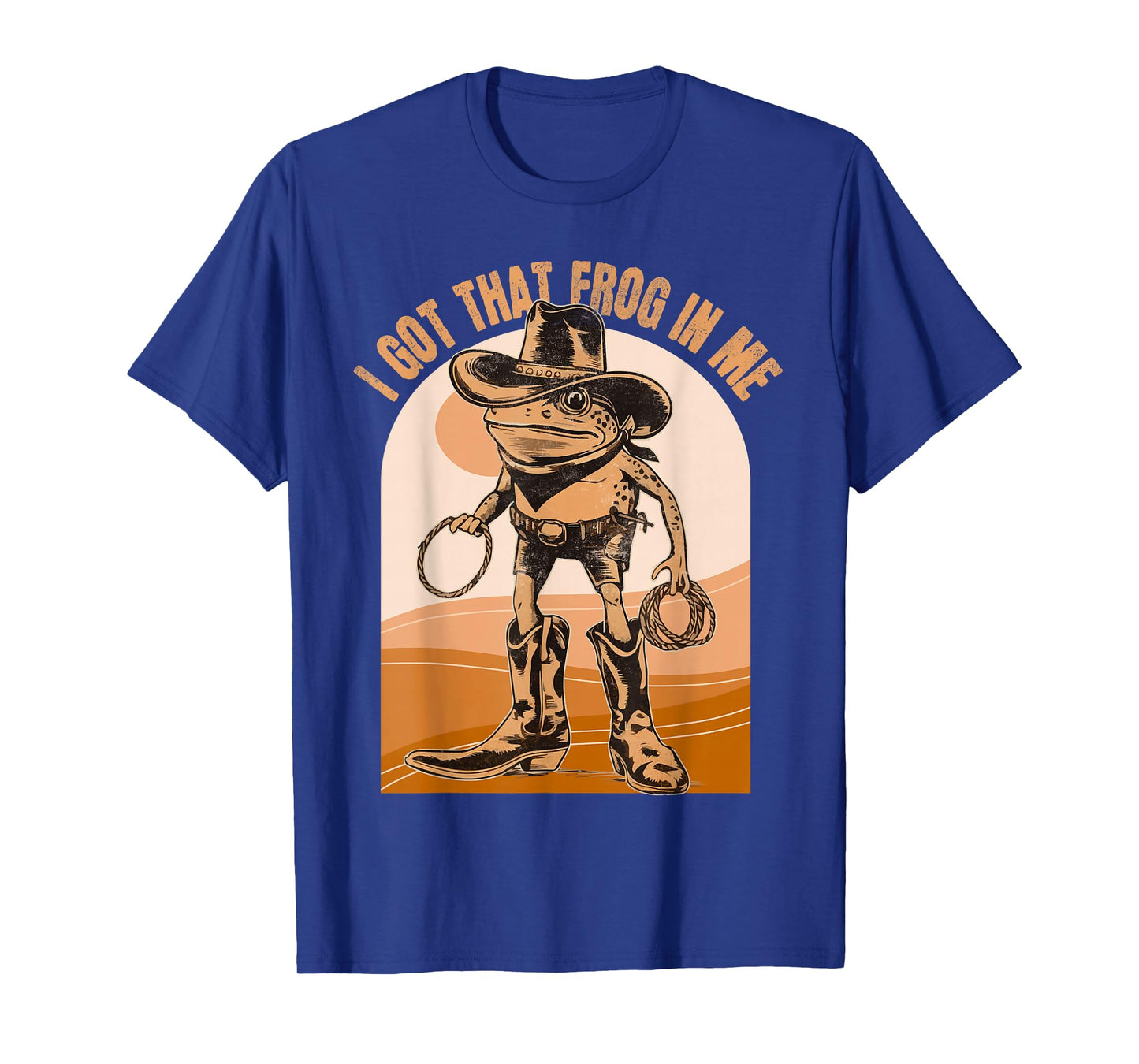 I Got That Frog in Me Meme Cowboy Funny Frog T-Shirt