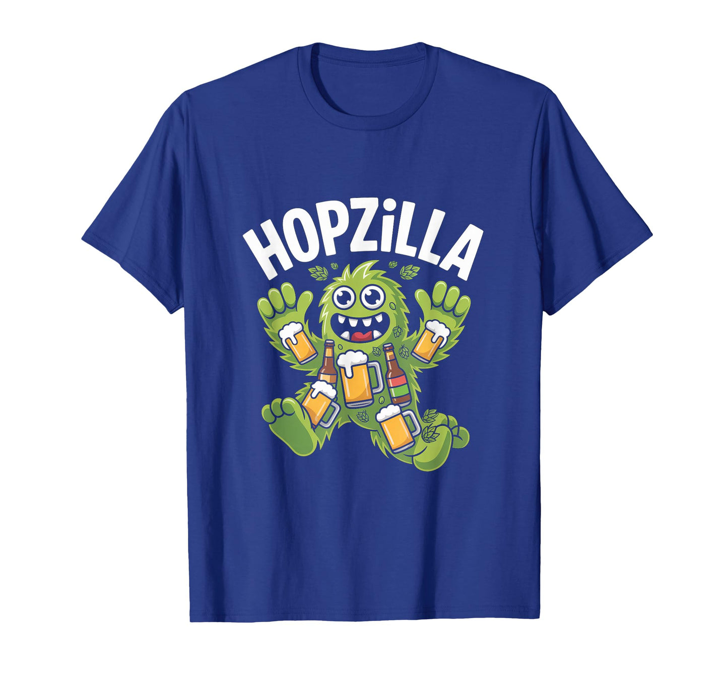 Hopzilla Funny Craft Beer Monster IPA Lover T-Shirt