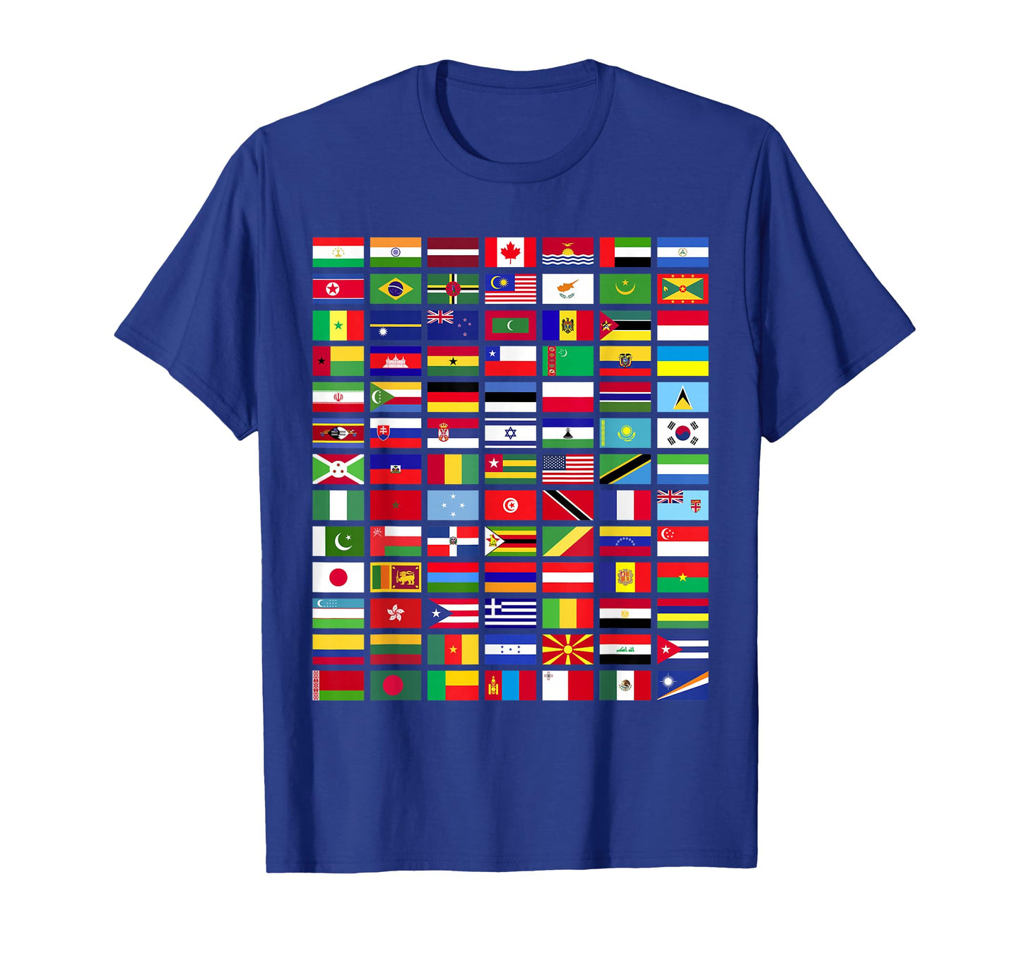 All Countries Flags Of The World 287 Flag International T-Shirt