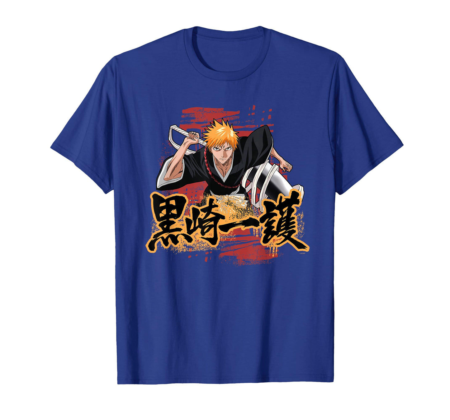 Bleach Ichigo Kanji and Symbol Scribbles Anime T-Shirt