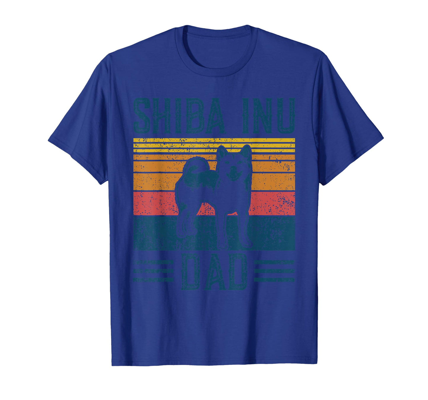 Dog | Crypto Doge Papa - Vintage Shiba Inu Dad T-Shirt