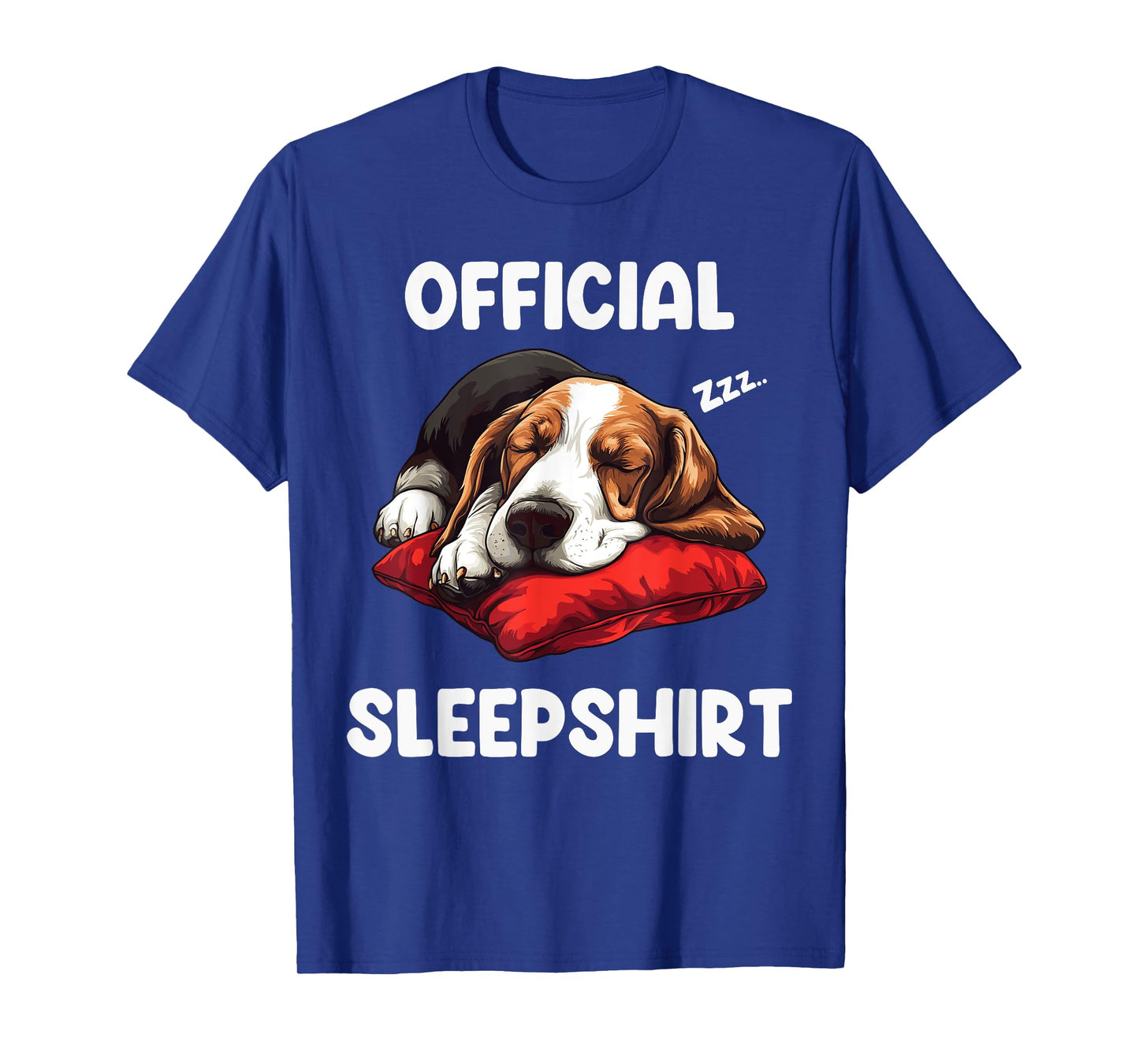 Official Basset Hound Sleepshirt Dog Lover Pajama Sleepwear T-Shirt for Men Women Kids
