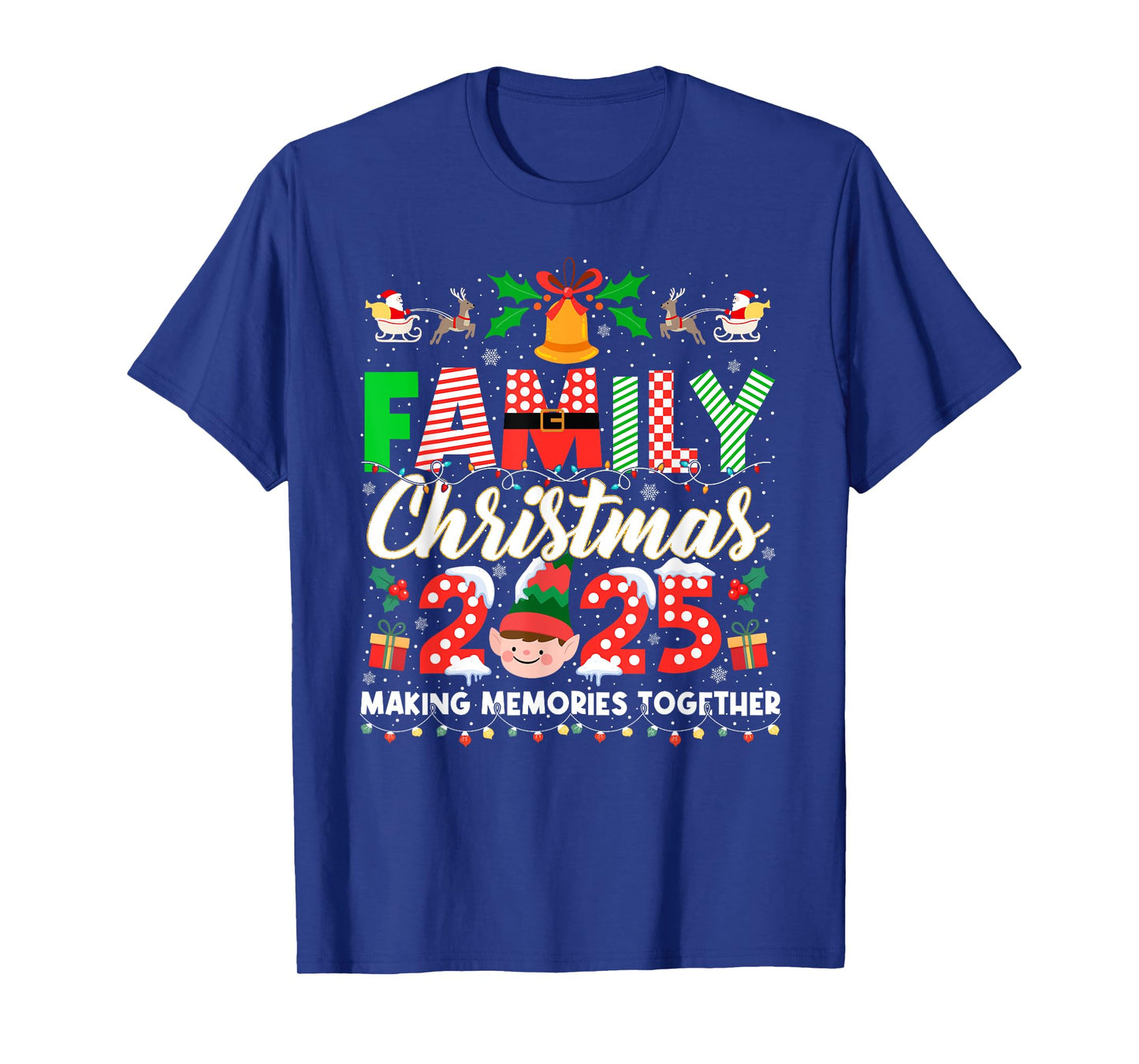 Family Christmas 2025 Matching Outfit Xmas Men Women Kids T-Shirt