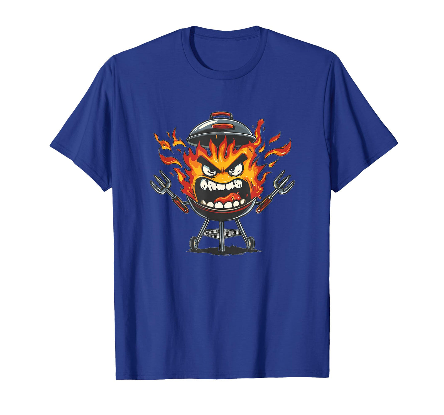 Great BBQ Graphic with Fire and Flames Costume T-Shirt