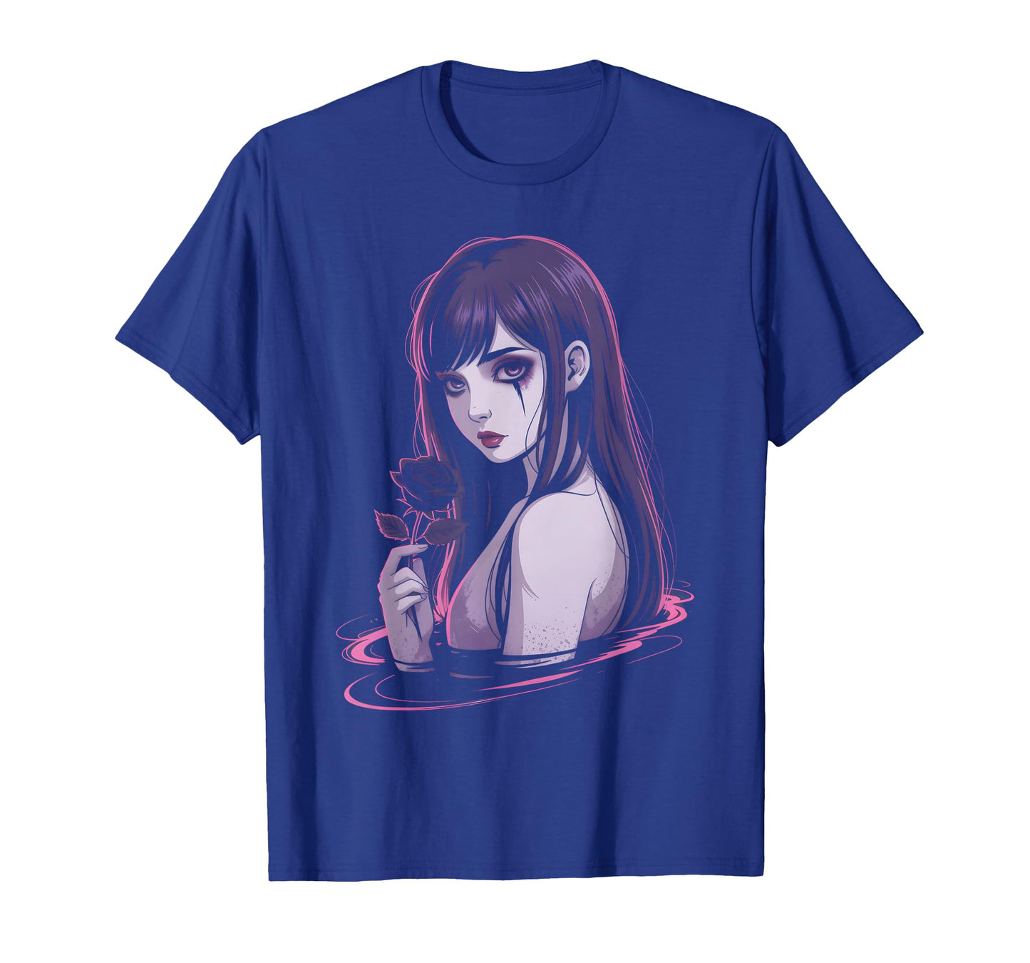 Horror Anime Manga Japanese Creepy Kawaii Goth Grunge Waifu T-Shirt